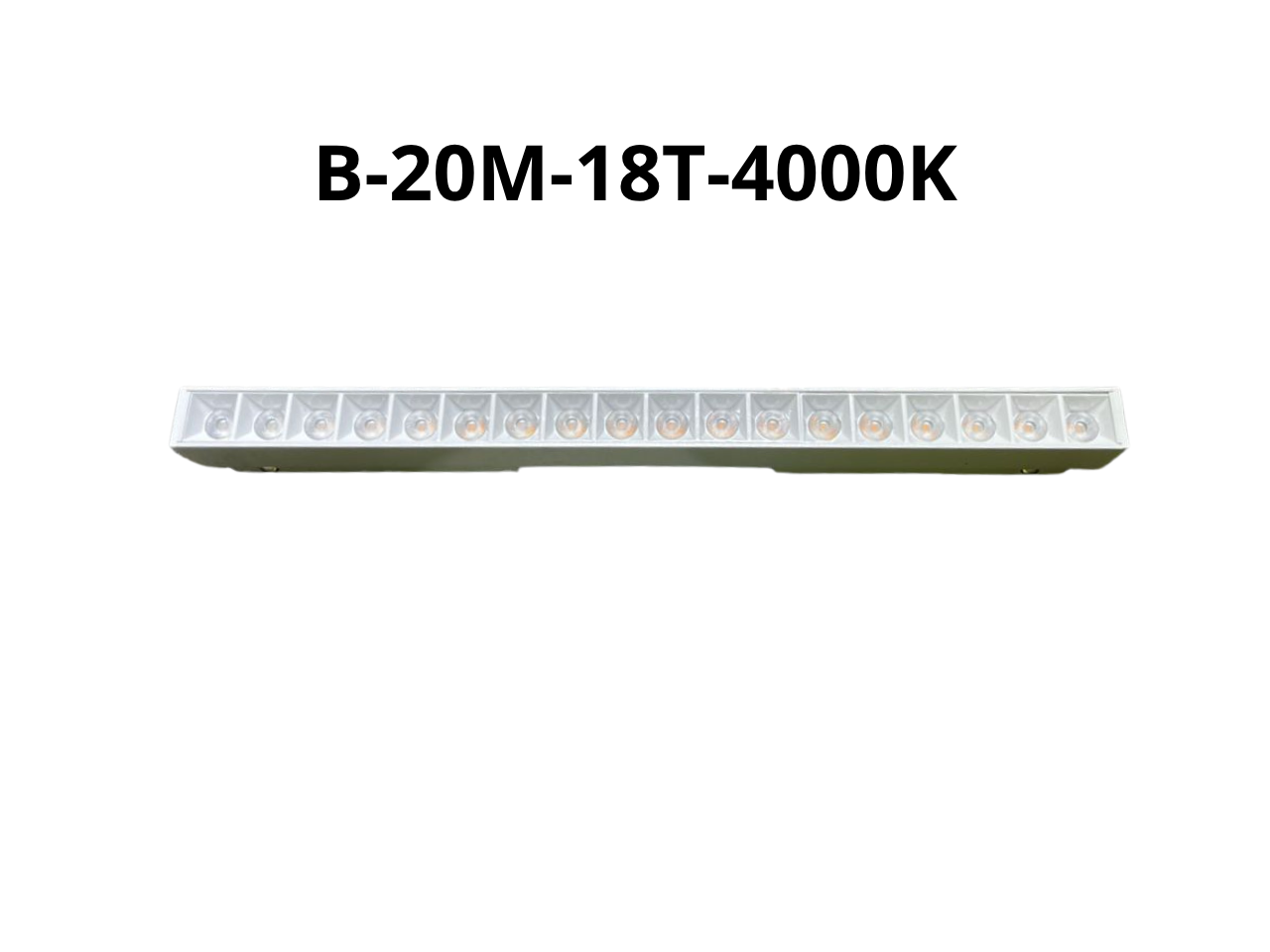 LAMPARA MAGNETICA BLANCA B-20M-18T-4K - Electrónica Poderosa