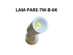 LAMPARA PARE 7W BLANCA 6500K - Electrónica Poderosa