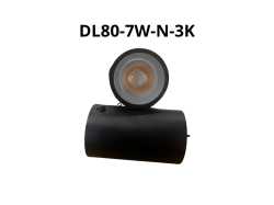 LAMPARA COLGANTE NEGRA 7W 3000K - Electrónica Poderosa