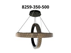 LAMPARA COLGANTE REDONDO 90W 8259 - Electrónica Poderosa